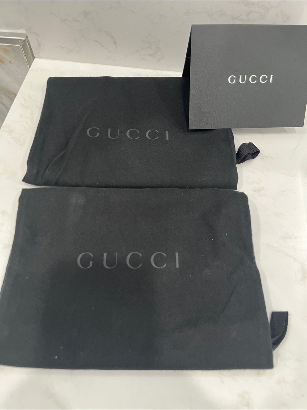 Gucci dust bags